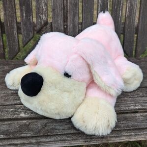 Large Pink Puppy Dog 21" FAO Schwartz